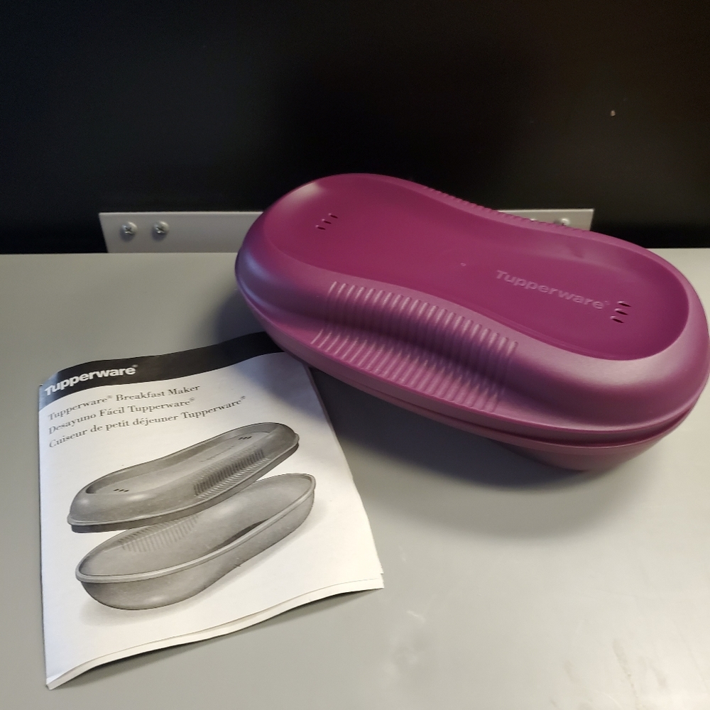 New tupperware microwave breakfast maker